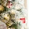 7.5ft Pre-Lit Flocked Pine Artificial Christmas Tree, Warm White LED Lights